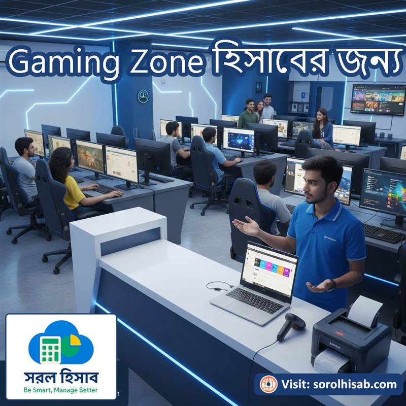 Gaming Zone and Cyber Cafe Management Software by Sorol Hisab