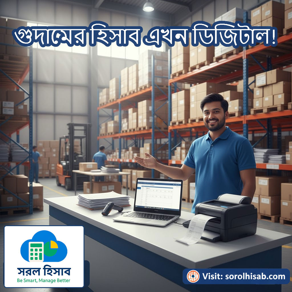 Warehouse Management Software দিয়ে গুদামের Stock ও In-Out হিসাব পরিচালনা
