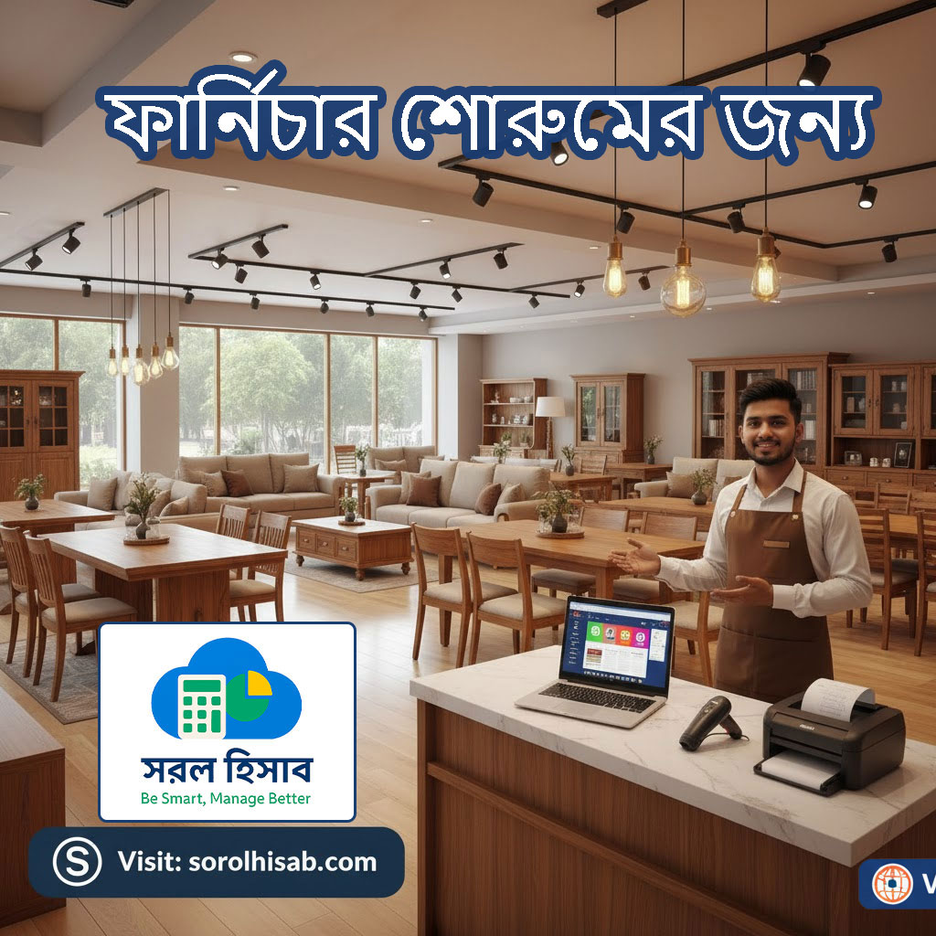 Furniture Showroom Management Software by Sorol Hisab