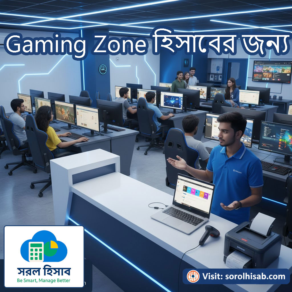 Gaming Zone and Cyber Cafe Management Software by Sorol Hisab