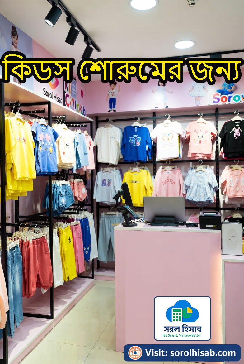 সরল হিসাব Baby ও Kids Clothing Store Software দিয়ে Size, Stock ও POS Management