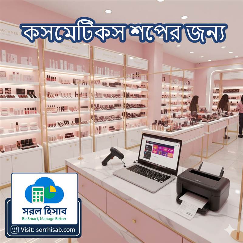 সরল হিসাব Cosmetics Shop and Beauty Store Management Software for Stock Sales Billing and
