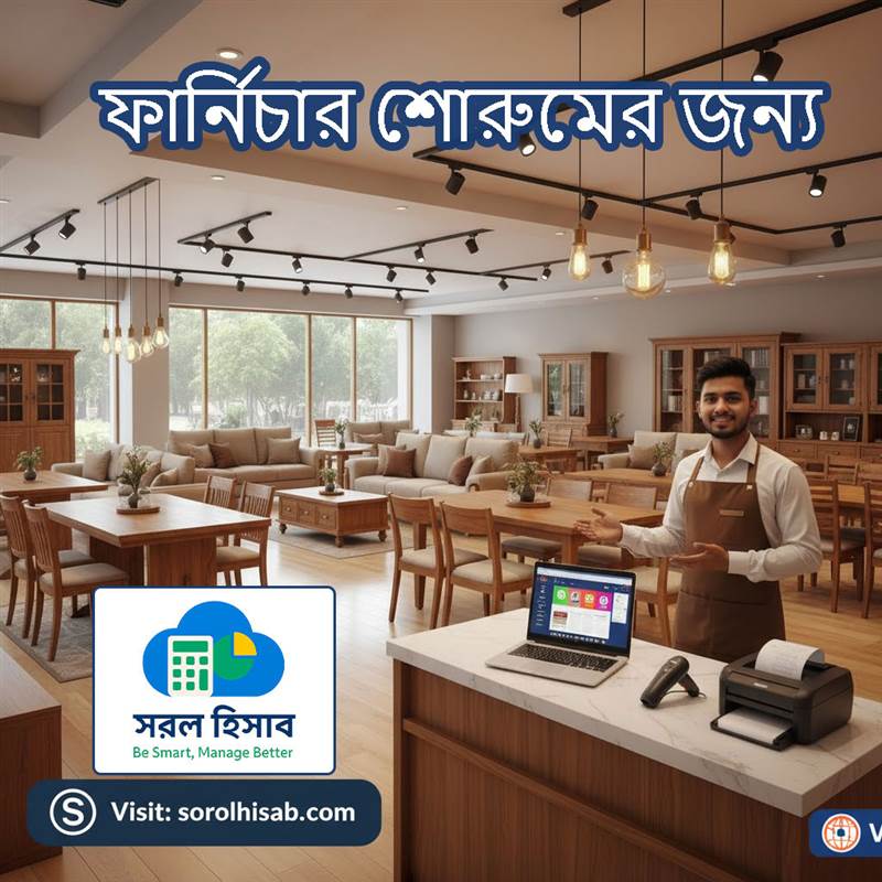 Furniture Showroom Management Software by Sorol Hisab