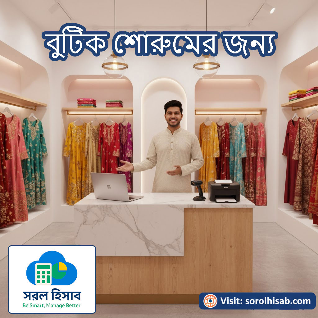সরল হিসাব Boutique and Ladies Dress Shop Management Software for Stock Sales and Billing